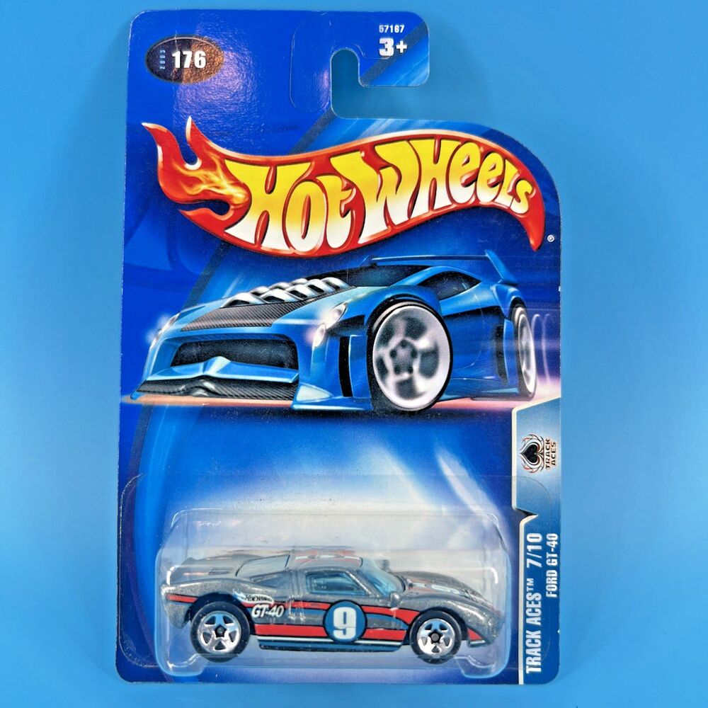2003 Hot Wheels Track Aces Ford Gt-40 # 176